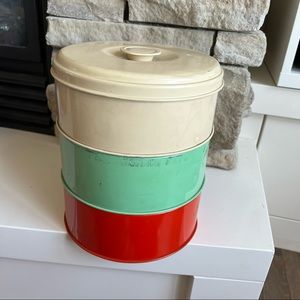 Vintage Stacking Tins
